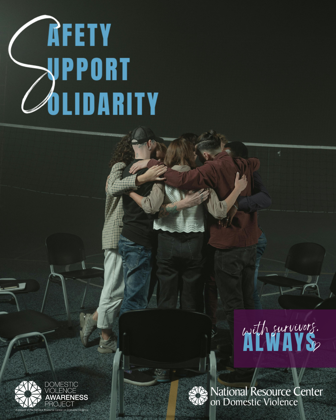 With Survivors, Always social media card