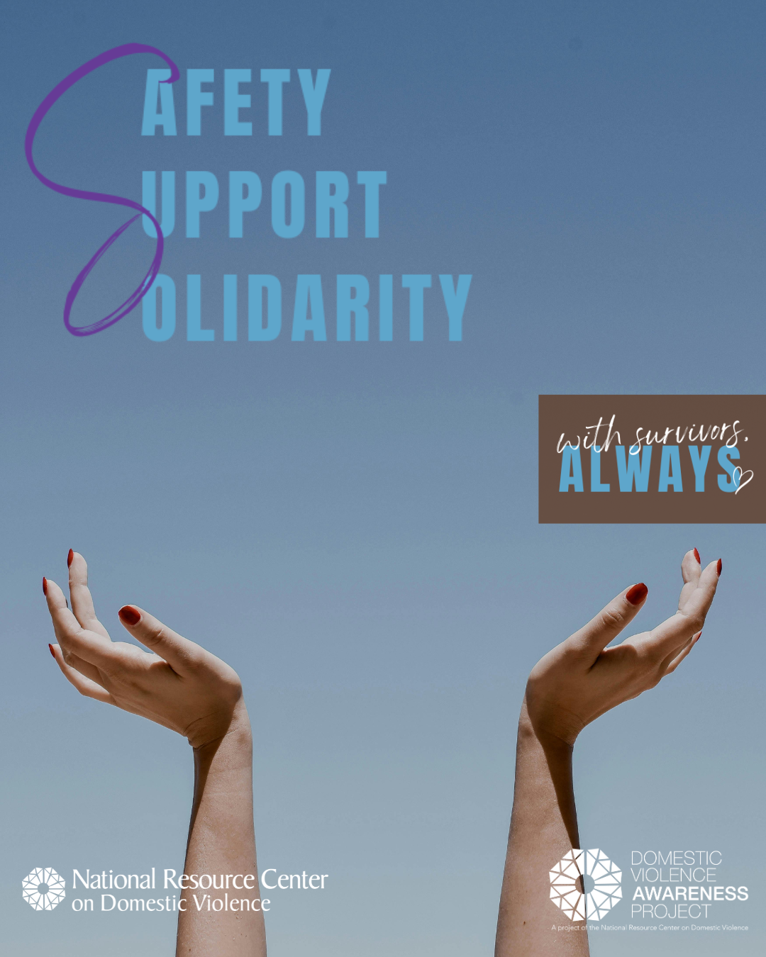 With Survivors, Always social media card