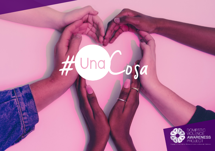 Several pair of hands forming a heart. #UnaCosa