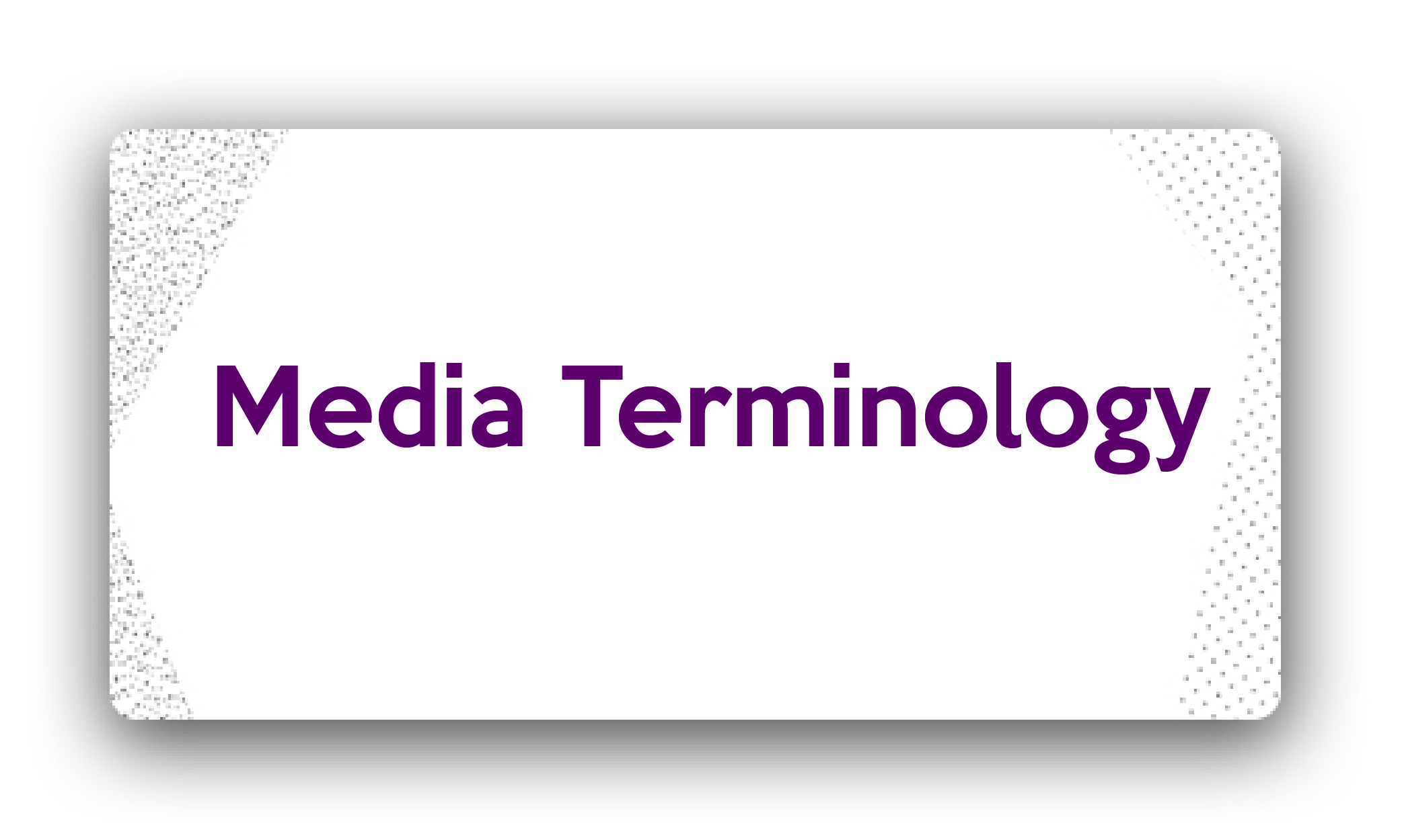 Title-Media Terminology